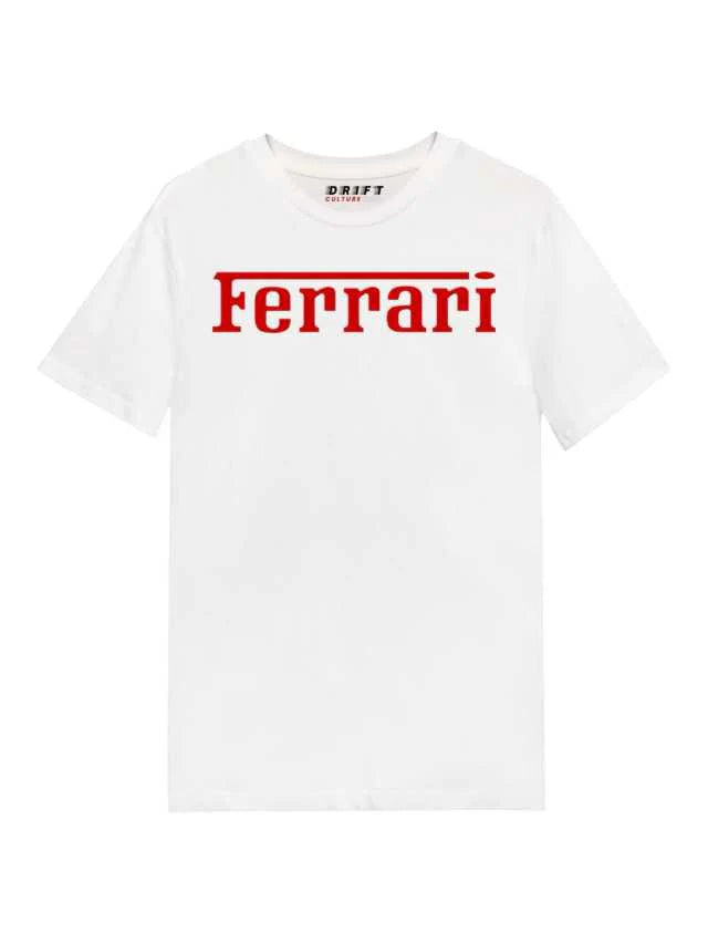 Drift culture Ferrari edition oversized tshirt