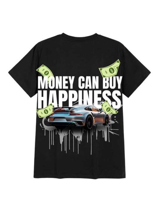 Drift culture Money can buy happiness Edition oversize tshirt